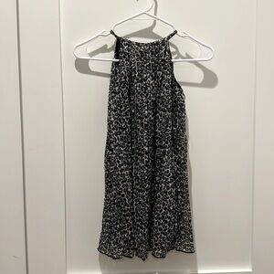 Rare editions cheetah dress, girls size 6, shimmery